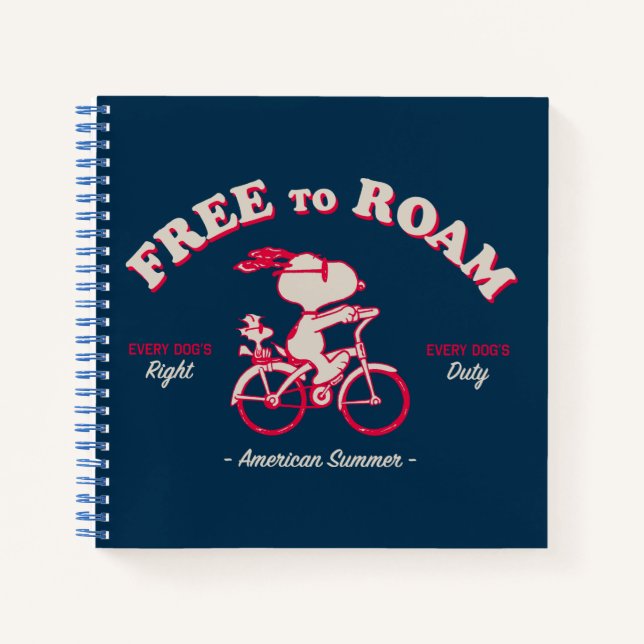 Carnet cacahuètes | Été Américain Libre À Roam (Devant)
