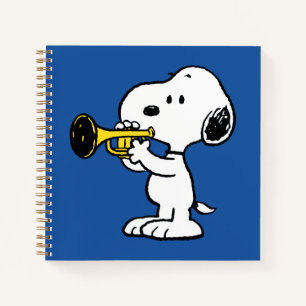 Carnet cacahuètes Joueur de trompette Snoopy