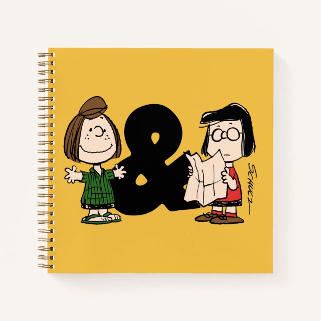 Carnet cacahuètes | Pepperment Patty & Marcie (Devant)