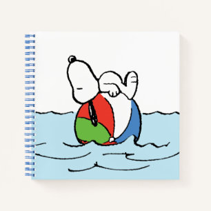 Carnet cacahuètes Snoopy Beach Ball Beach