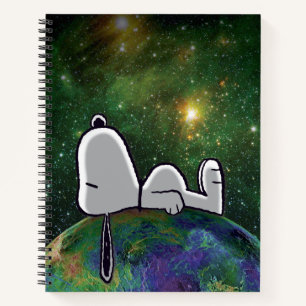 Carnet cacahuètes Snoopy Espacé