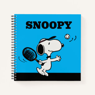 Carnet cacahuètes   Snoopy Joue Au Tennis