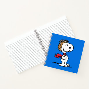 Carnet cacahuètes   Snoopy L'As Volant