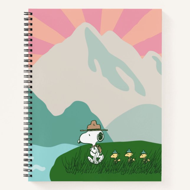 Carnet cacahuètes | Snoopy Leader du Pack (Devant)