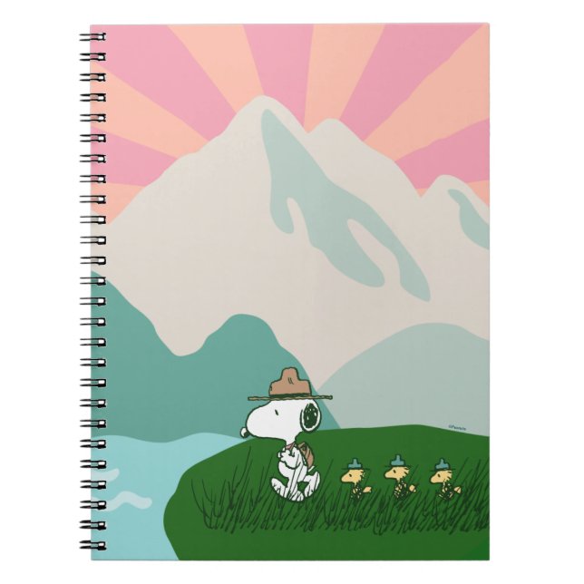 Carnet cacahuètes | Snoopy Leader du Pack (Devant)