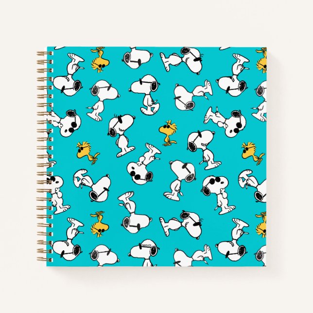 Carnet cacahuètes | Snoopy & Lunettes de soleil Motif (Devant)