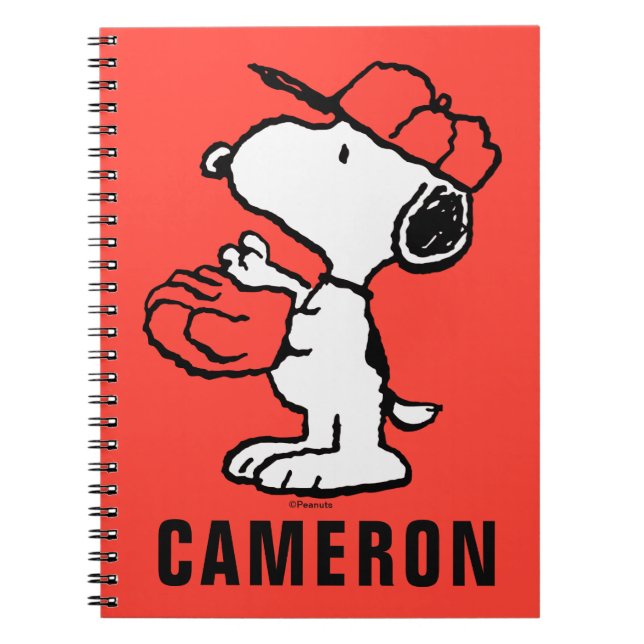 Carnet cacahuètes | Snoopy Making the Catch (Devant)