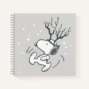 Carnet cacahuètes   Snoopy Reindeer