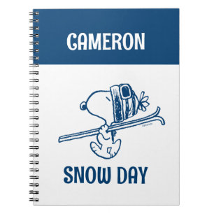 Carnet cacahuètes Snoopy Ski Trip