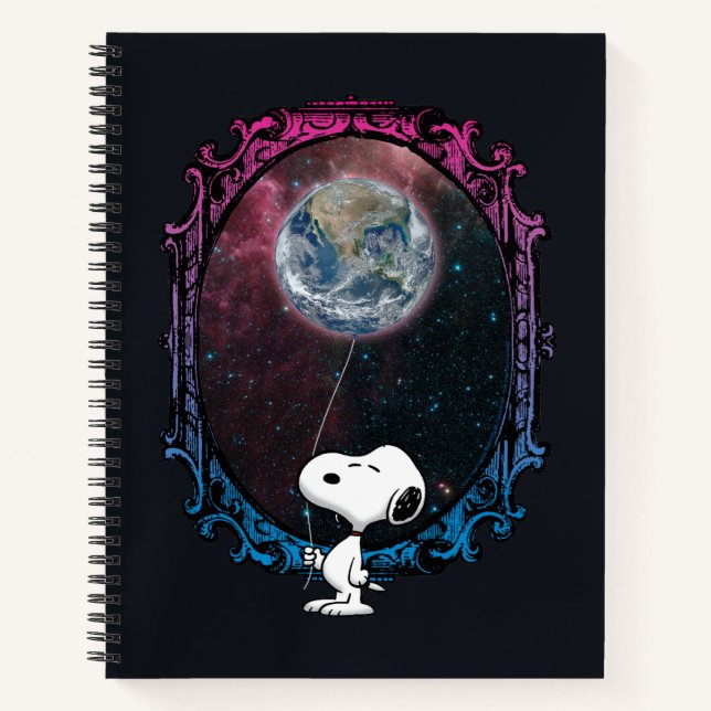 Carnet cacahuètes | Snoopy Spacé Out Balloon (Devant)