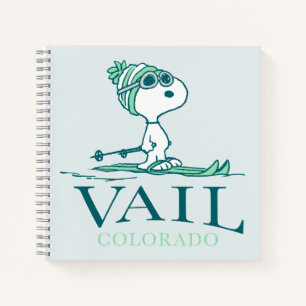 Carnet cacahuètes Snoopy Vail Colorado