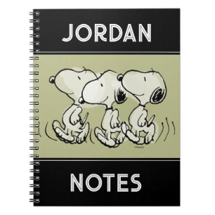 Carnet cacahuètes   Snoopy Walking Tall