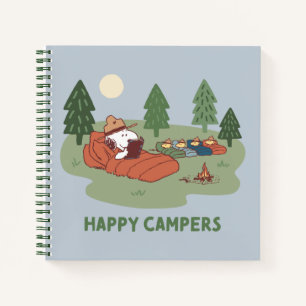 Carnet cacahuètes   Snoopy & Woodstock Happy Campers