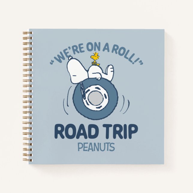 Carnet cacahuètes | Snoopy & Woodstock Road Triage (Devant)