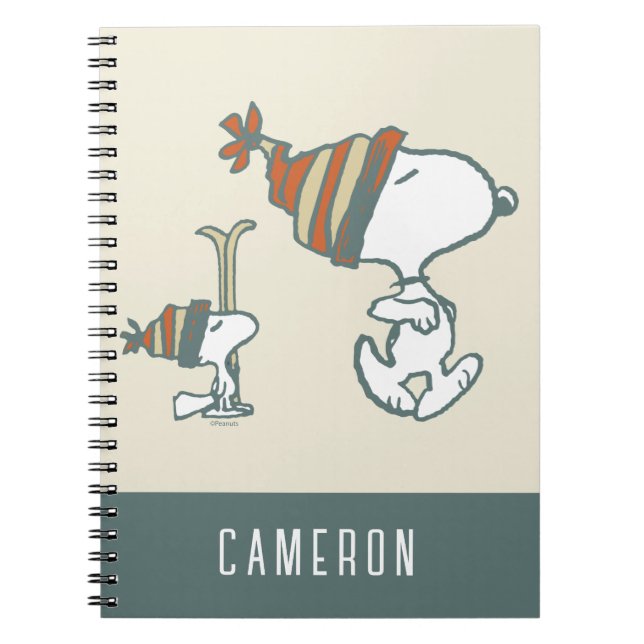 Carnet cacahuètes | Snoopy & Woodstock Ski Trip (Devant)