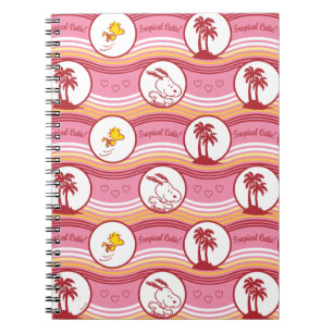Carnet cacahuètes Snoopy & Woodstock Tropical Cutie