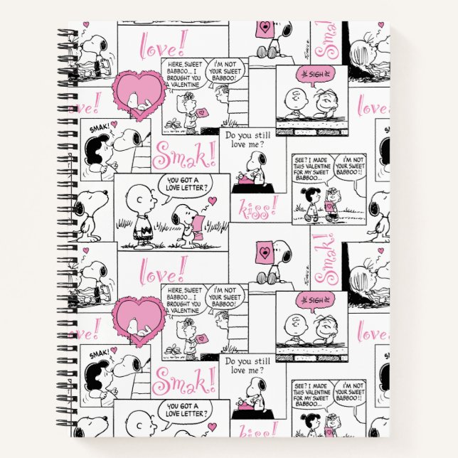 Carnet cacahuètes | Valentine Heart Love Motif (Devant)