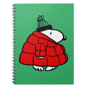 Carnet cacahuètes   Veste Snoopy Red Puffer