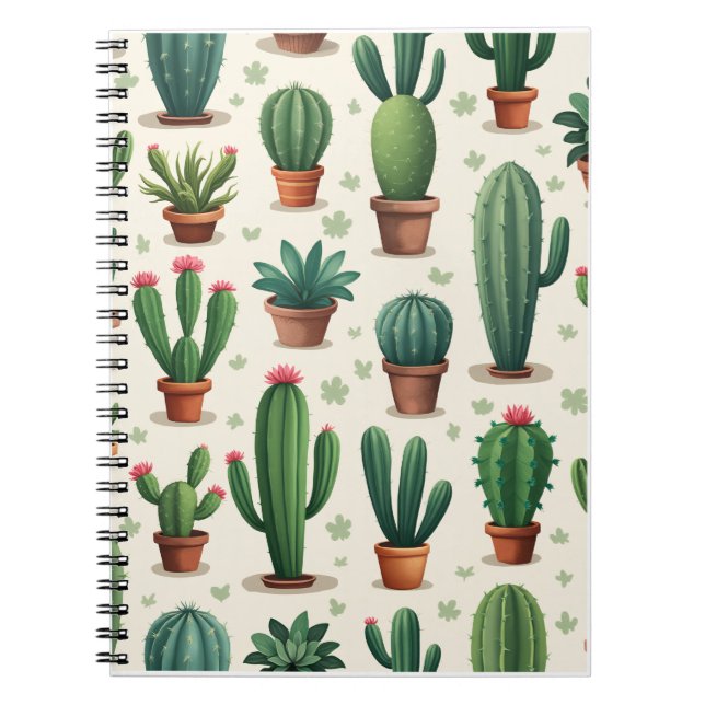 carnet cactus (Devant)