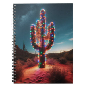 Carnet Cactus du désert du sud-ouest de Noël