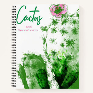 Carnet Cactus Et Succulents