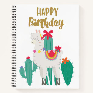 Carnet Cactus Joyeux anniversaire