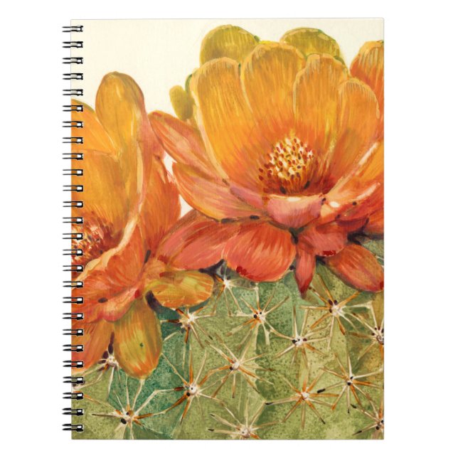 Carnet Cactus Orange Blossoms (Devant)
