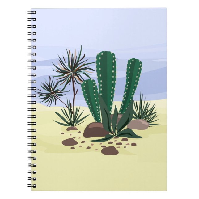 Carnet Cactus, succulents. (Devant)