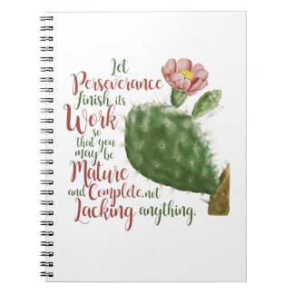 Carnet Cactus vintage de J P Redouté illustré