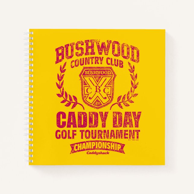 Carnet Caddyshack | Bushwood Country Club Caddy Day (Devant)