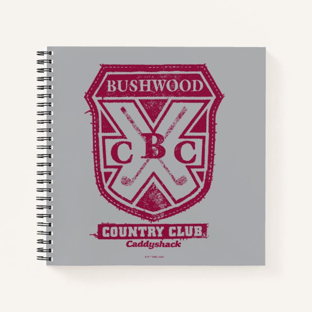 Carnet Caddyshack | Bushwood Country Club Crest (Devant)