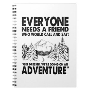 Carnet Cadeau Camper Tout Le Monde A Besoin D'Un Ami An