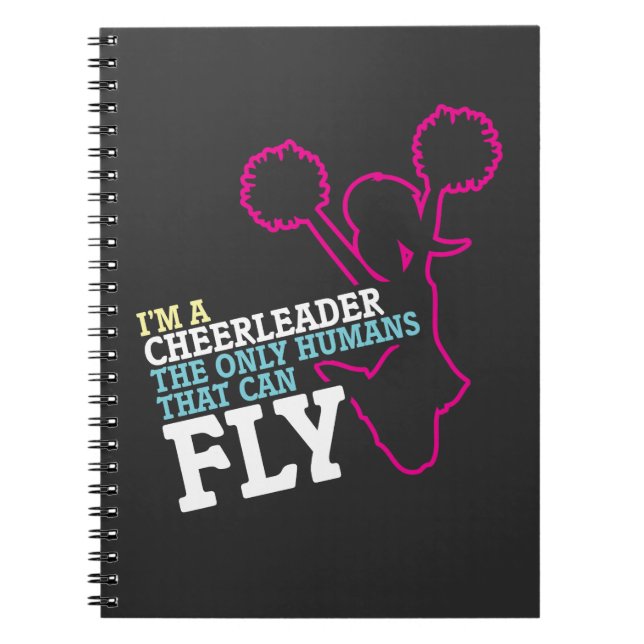Carnet Cadeau Cheerleading de pom-pom girl de sport (Devant)