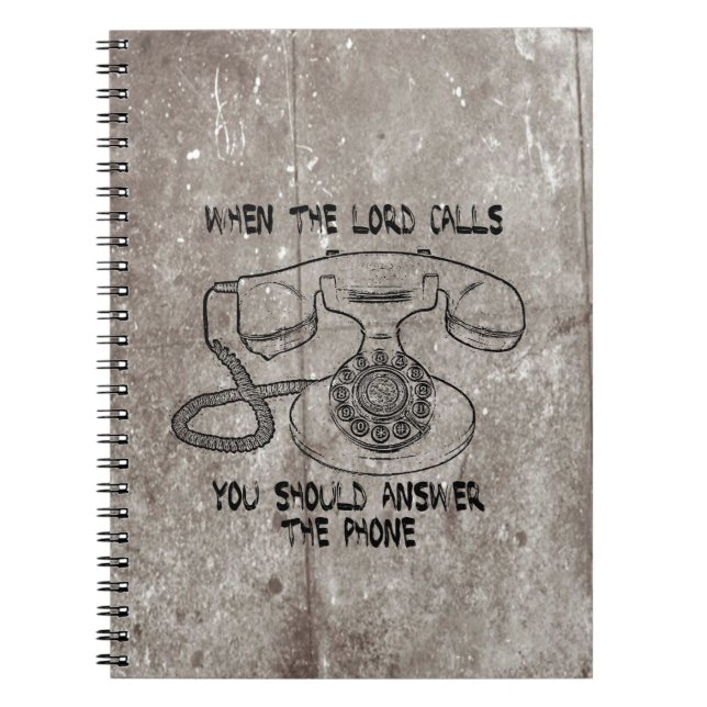 Carnet Cadeau chrétien quand le seigneur Calls… (Devant)