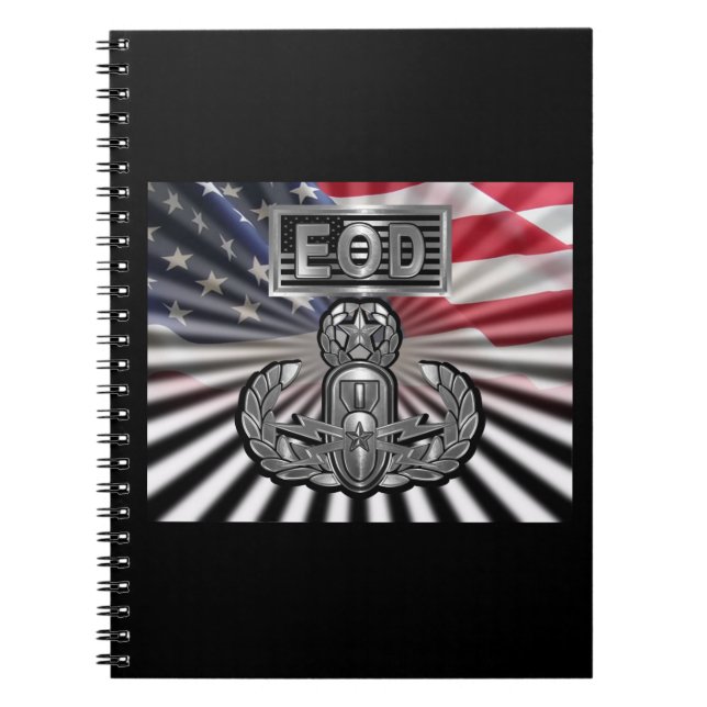 Carnet Cadeau commémoratif "EOD Master Blaster" (Devant)