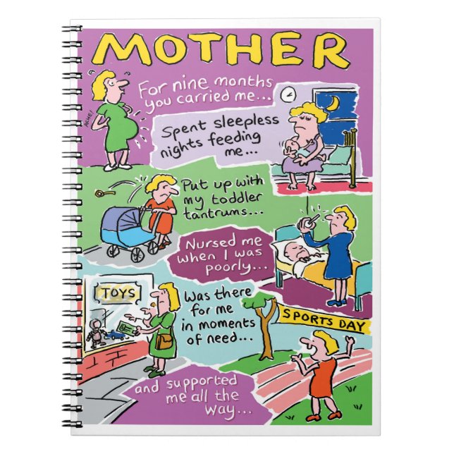 Carnet Cadeau de la Fête des Mères personnelle de maman (Devant)