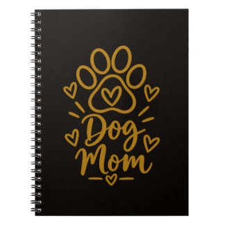 Carnet Cadeau de maman de chien empreinte de patte mignon