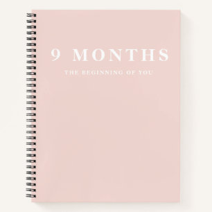Carnet Cadeau de mère élégant minimaliste pastel moderne