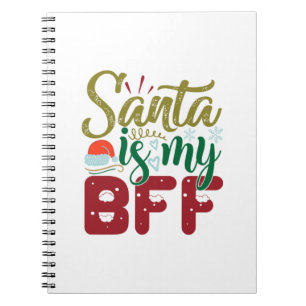 Carnet Cadeau de Noël Père Noël est mon BFF