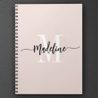 Cadeau de tourbillons de script moderne de monogra