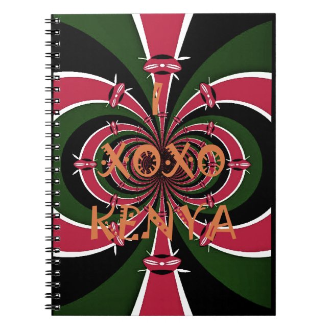 Carnet Cadeau de voyage kenyan - Conception de câblage et (Devant)