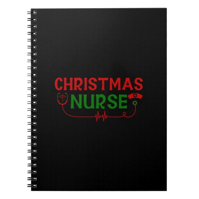 Carnet Cadeau d'infirmière | Infirmière de Noël (Devant)