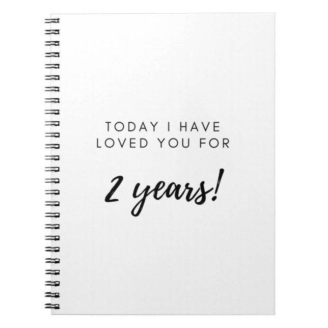 Carnet Cadeau du 2e anniversaire pour ami-garçon (Devant)