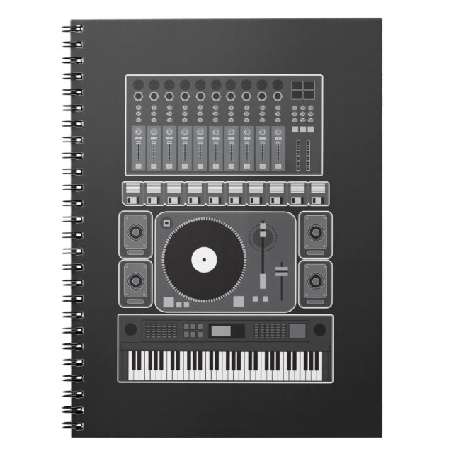 Carnet Cadeau du DJ de fabricant de battement de rap de (Devant)