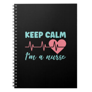 Carnet Cadeau infirmière   Restez Calme Je Suis Infirmièr