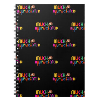 Carnet Cadeau magnifique de remerciement, couleurs noires