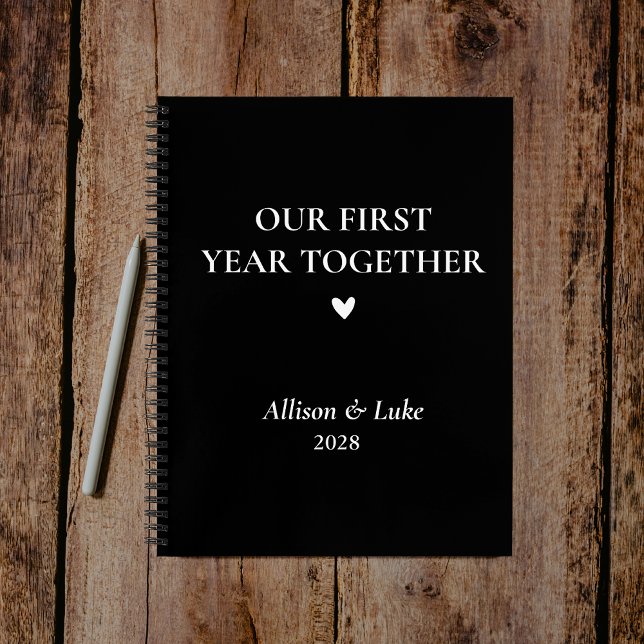 Carnet Cadeau personnalisé de mariage et d'anniversaire p (wedding gift notebook, anniversary notebook, personalized couples journal, Valentine’s Day gift,)
