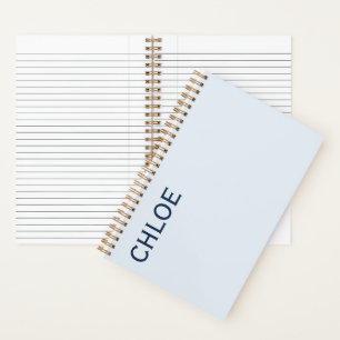 Carnet Cadeau Personnalisé de Nom Personnalisable et Élég