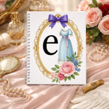Cadeau personnalisé élégant Régence initiale E