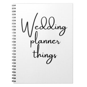 Carnet Cadeau pour Organisateur de Mariage, Organisateur 
